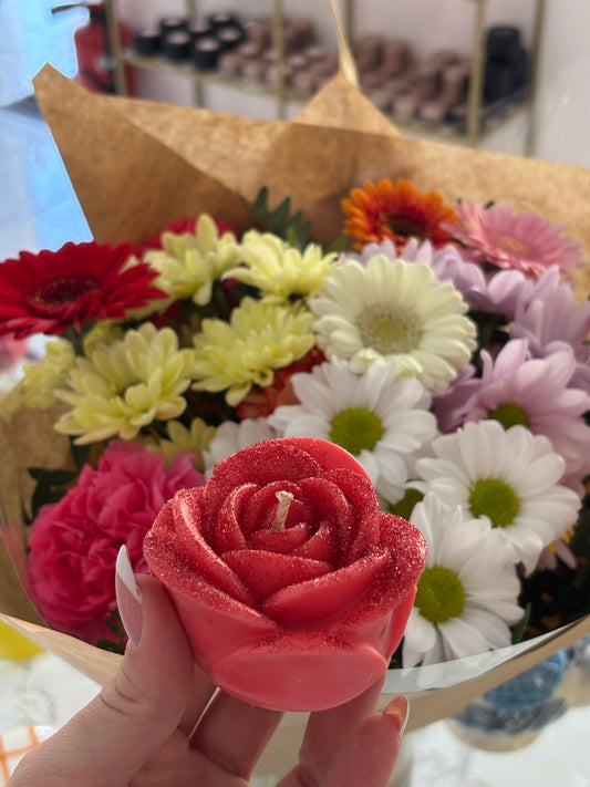 BOUGIE ROSE.